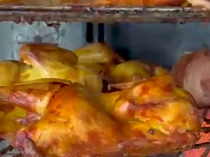 Frango assado do domingo